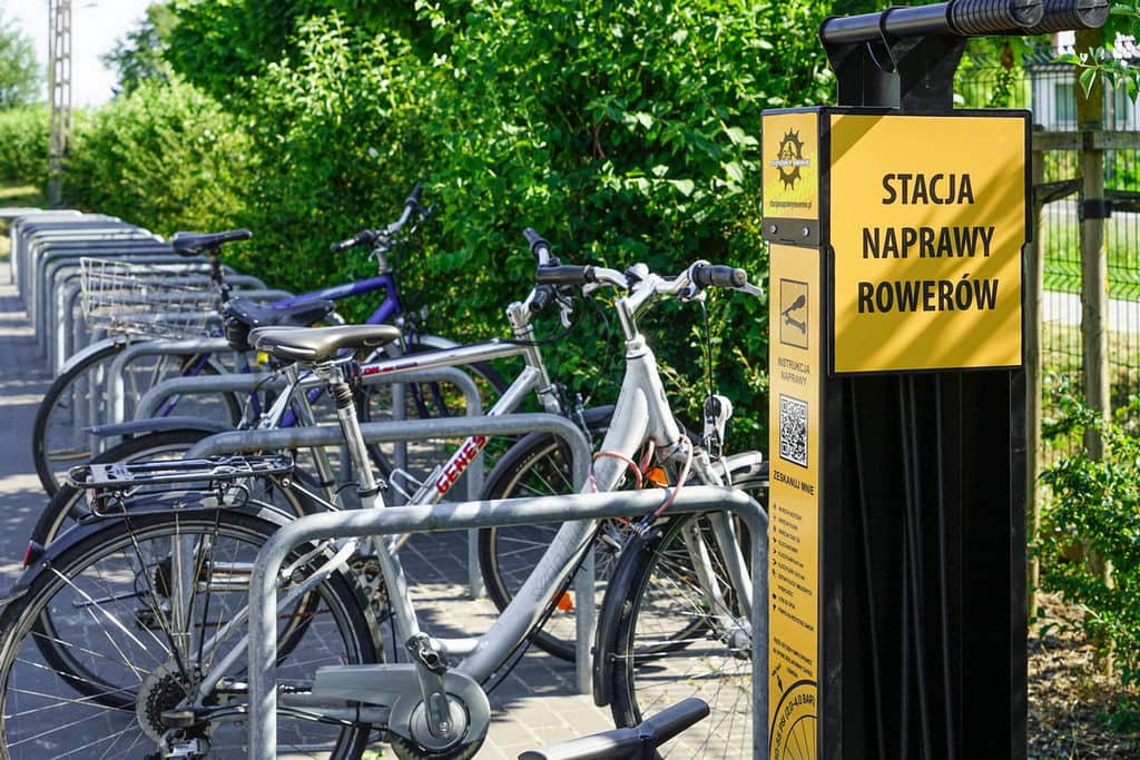 Stacja naprawy rowerów